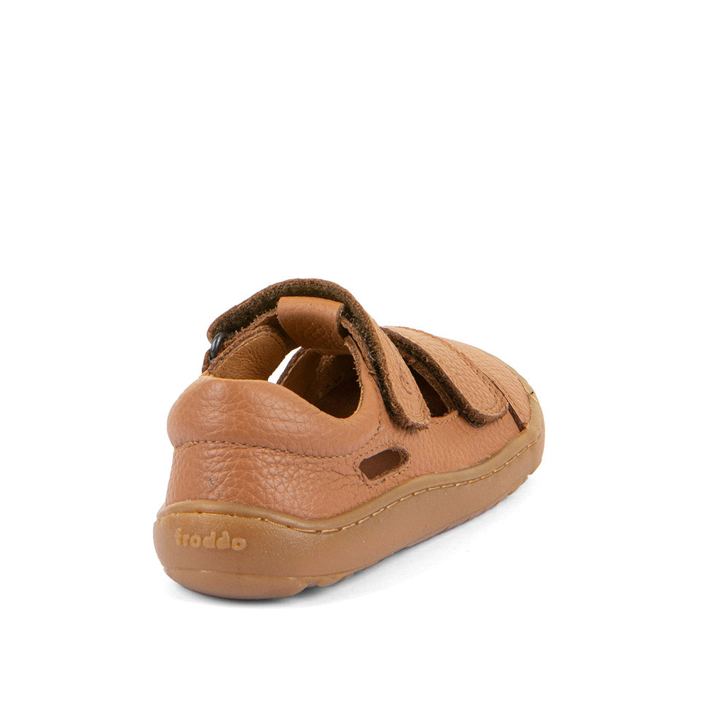 Froddo Barefoot Sandales Deux Scratchs II Cognac