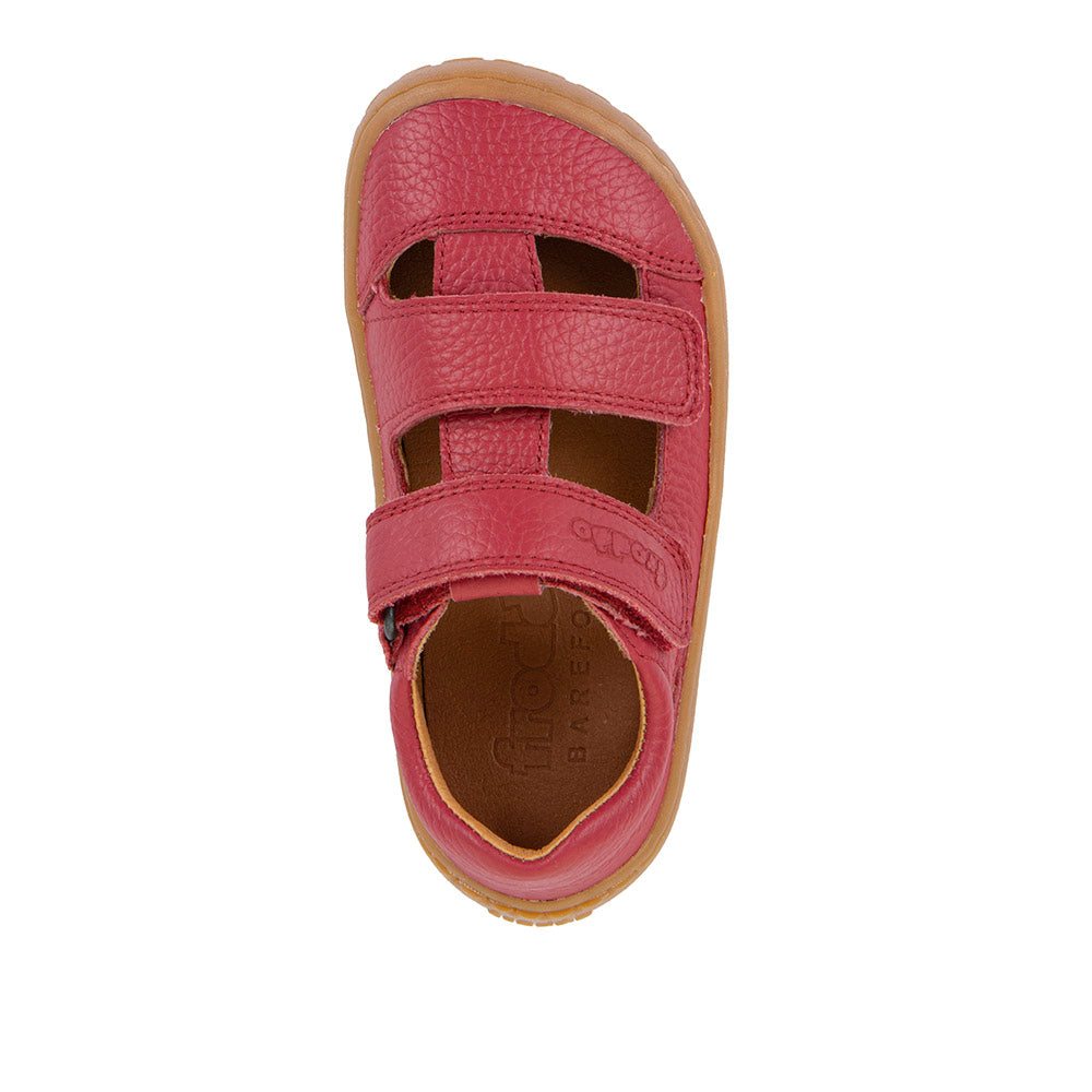Froddo Barefoot Sandalias Dos Velcros II Red