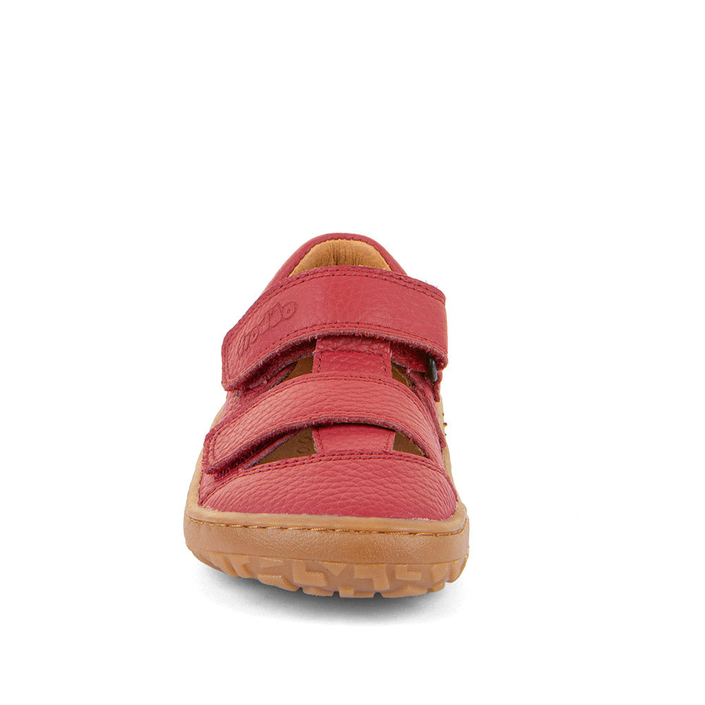 Froddo Barefoot Sandalias Dos Velcros II Red