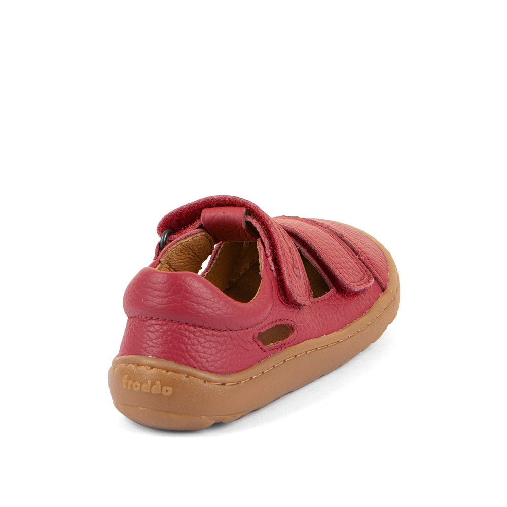 Froddo Barefoot Sandalias Dos Velcros II Red
