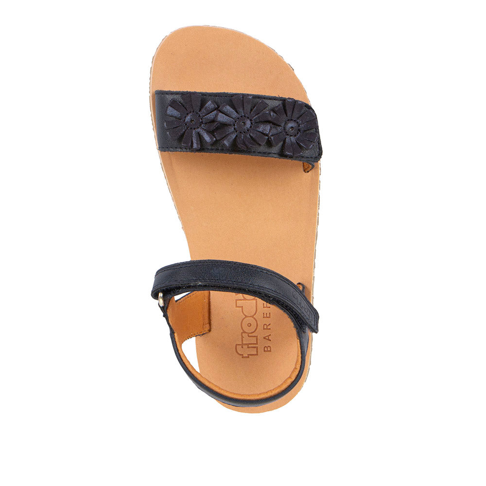 Froddo Barefoot Sandales Flexy Flowers Dark Blue