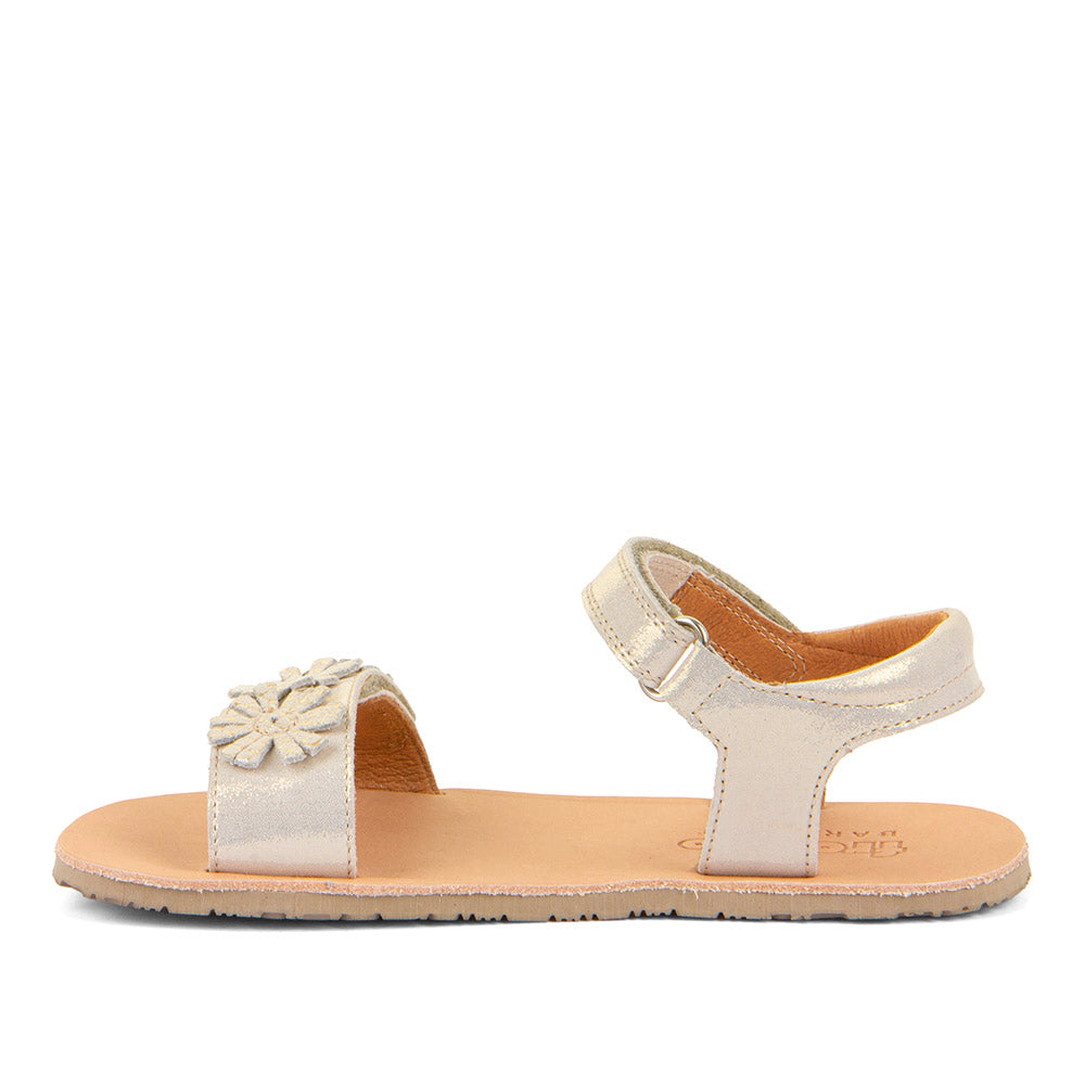 Froddo Barefoot Sandales Flexy Flowers Gold Shine