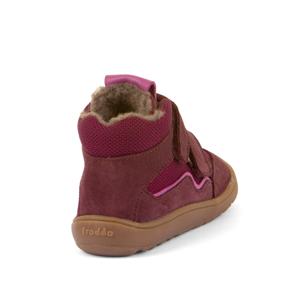Froddo Barefoot Tex Wool II W Bordeaux