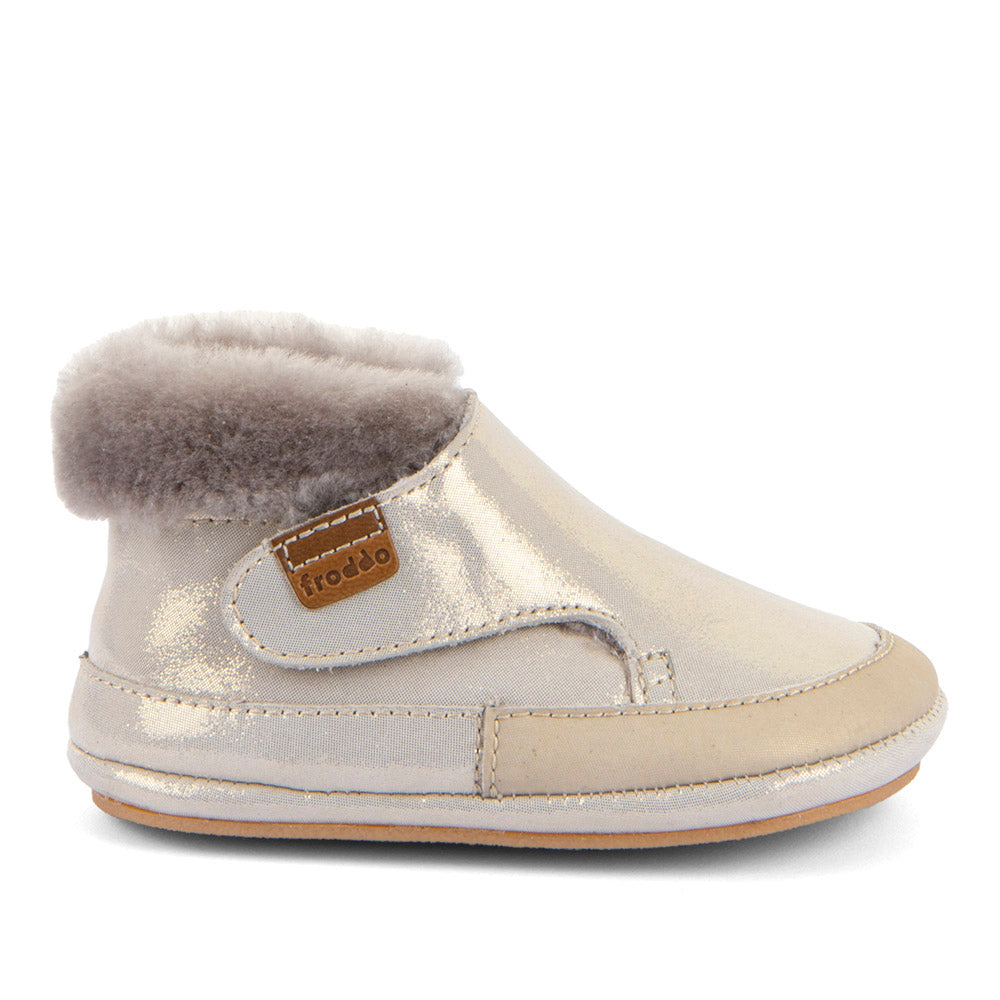 Froddo Furry Walk Barefoot Forro Gold Shine