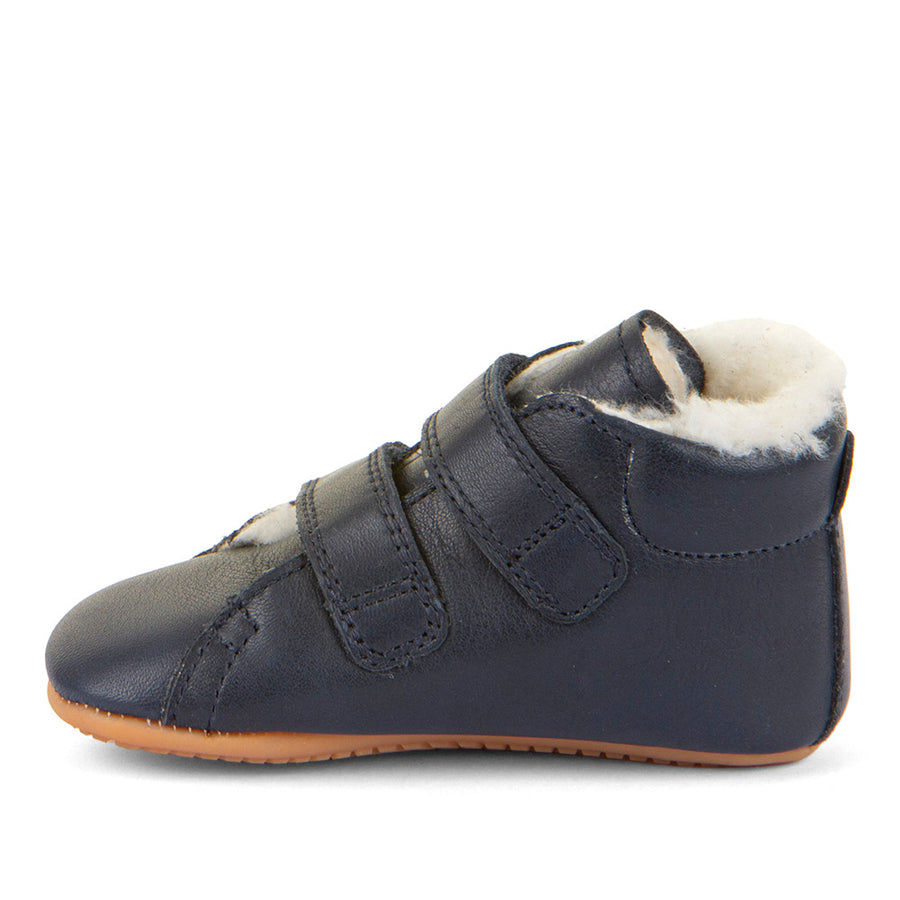 Froddo Prewalkers Barefoot Forro Dos Velcros Dark Blue