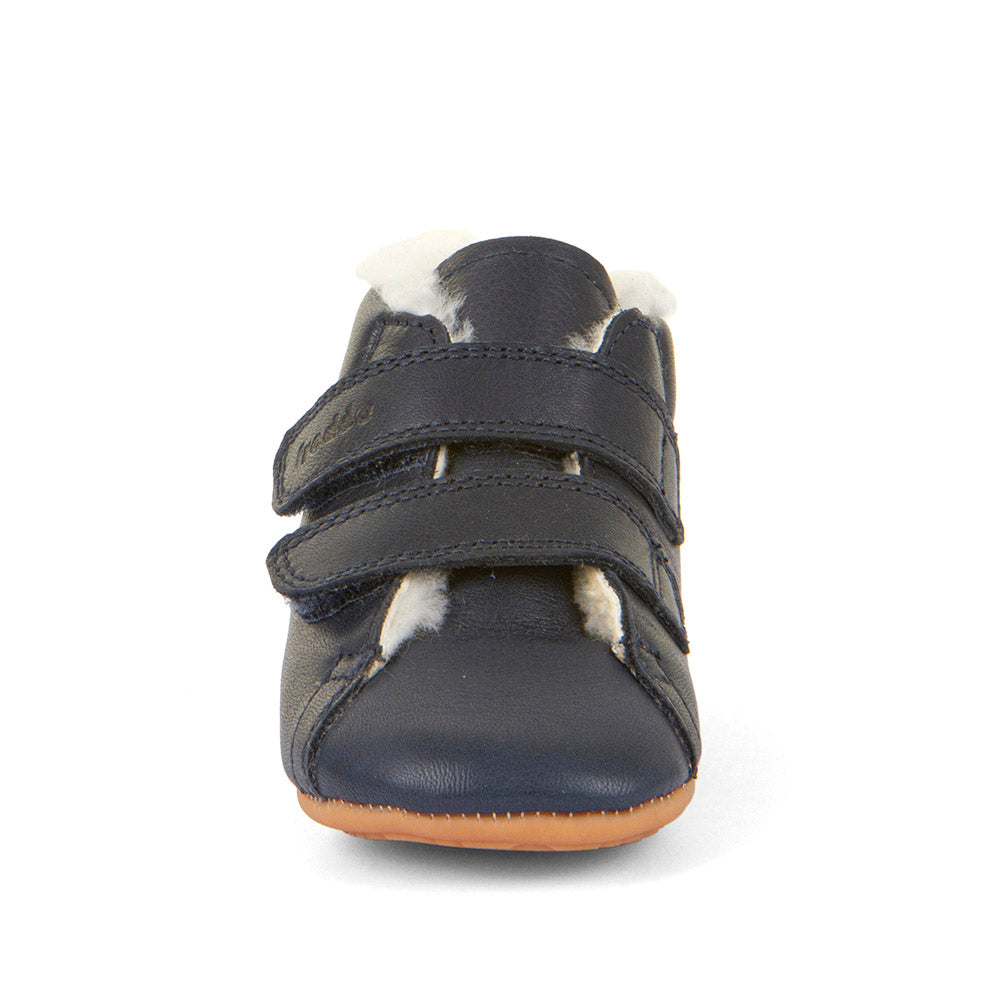 Froddo Prewalkers Barefoot Forro Dos Velcros Dark Blue