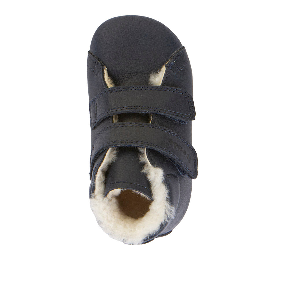 Froddo Prewalkers Barefoot Forro Dos Velcros Dark Blue