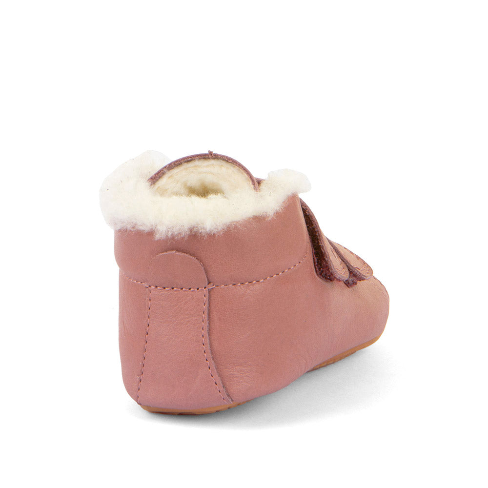 Froddo Prewalkers Barefoot Forro Dos Velcros Dark Pink