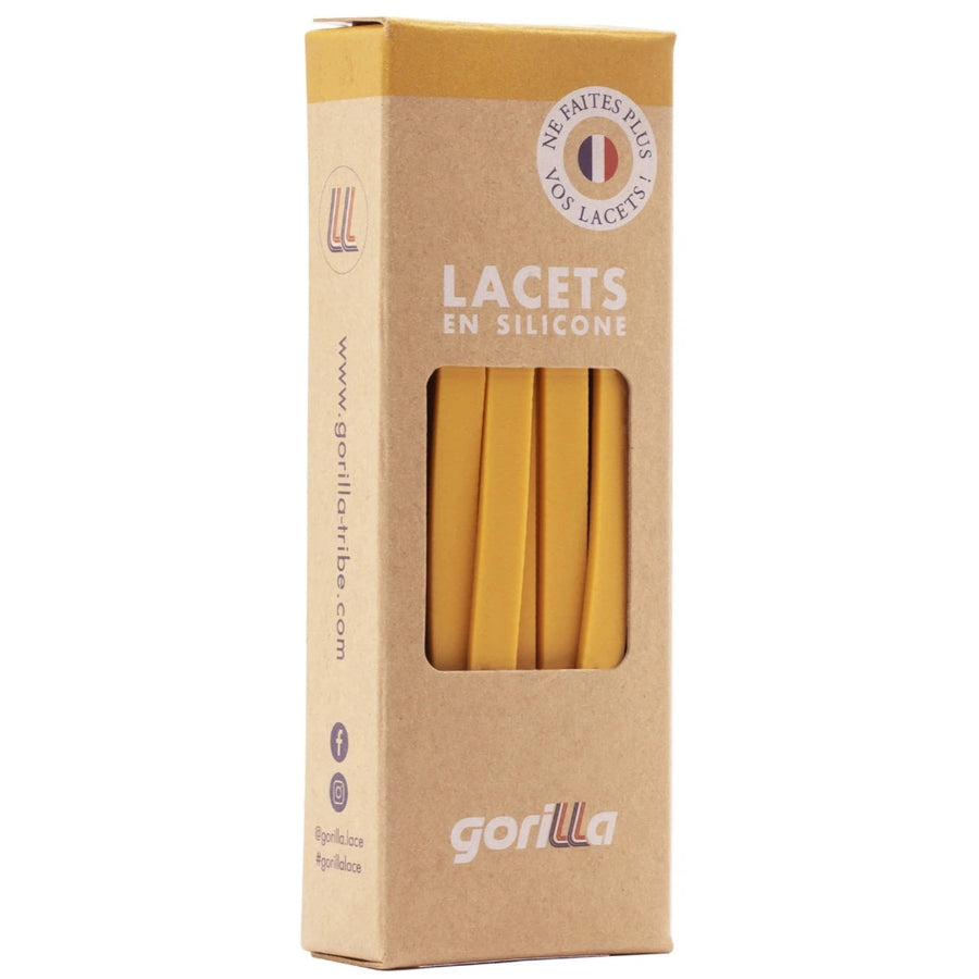 Gorilla Lacets Elastiques Larges Curry