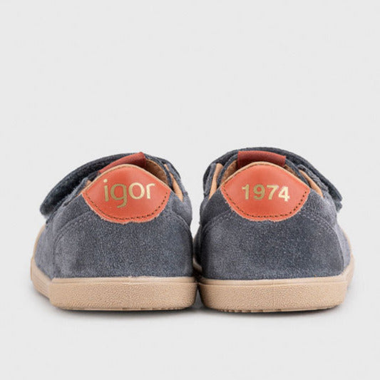 Igor Barefoot Tennis Serraje Gris Azulado
