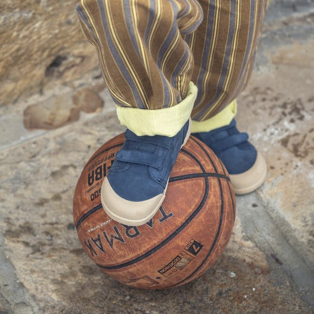 Igor Barefoot Tennis Suede Marino