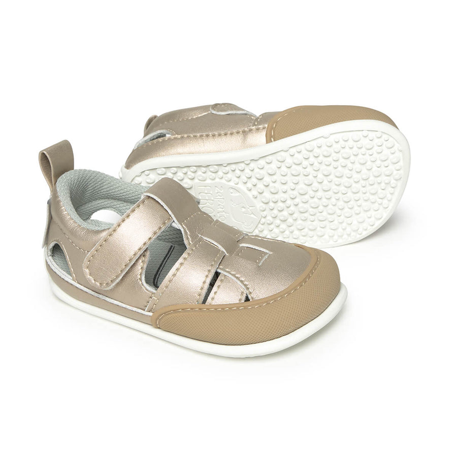 Zapato Feroz Feroz Irta Dorado Microfibra
