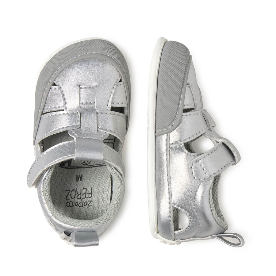 Zapato Feroz Feroz Irta Plata Microfibra