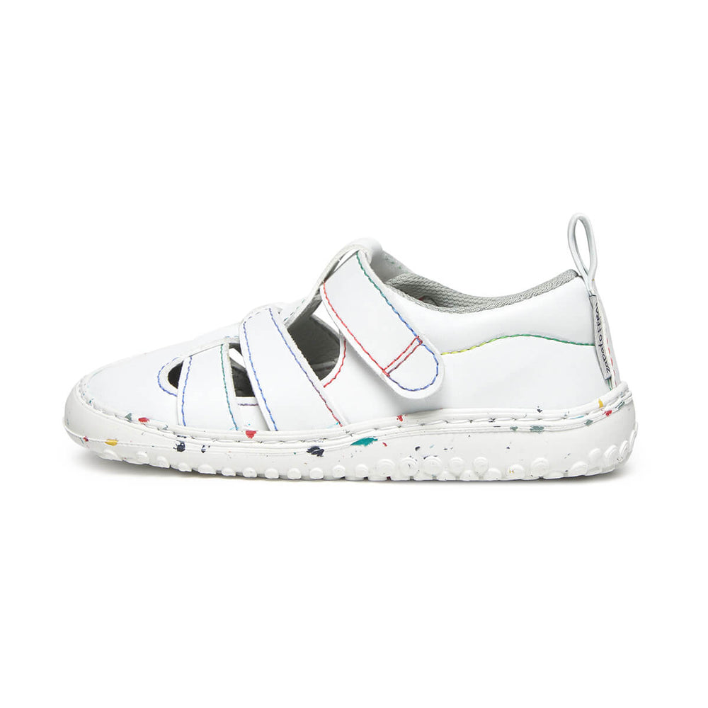 Zapato Feroz Rockers Irta Blanco Multicolor Microfibra