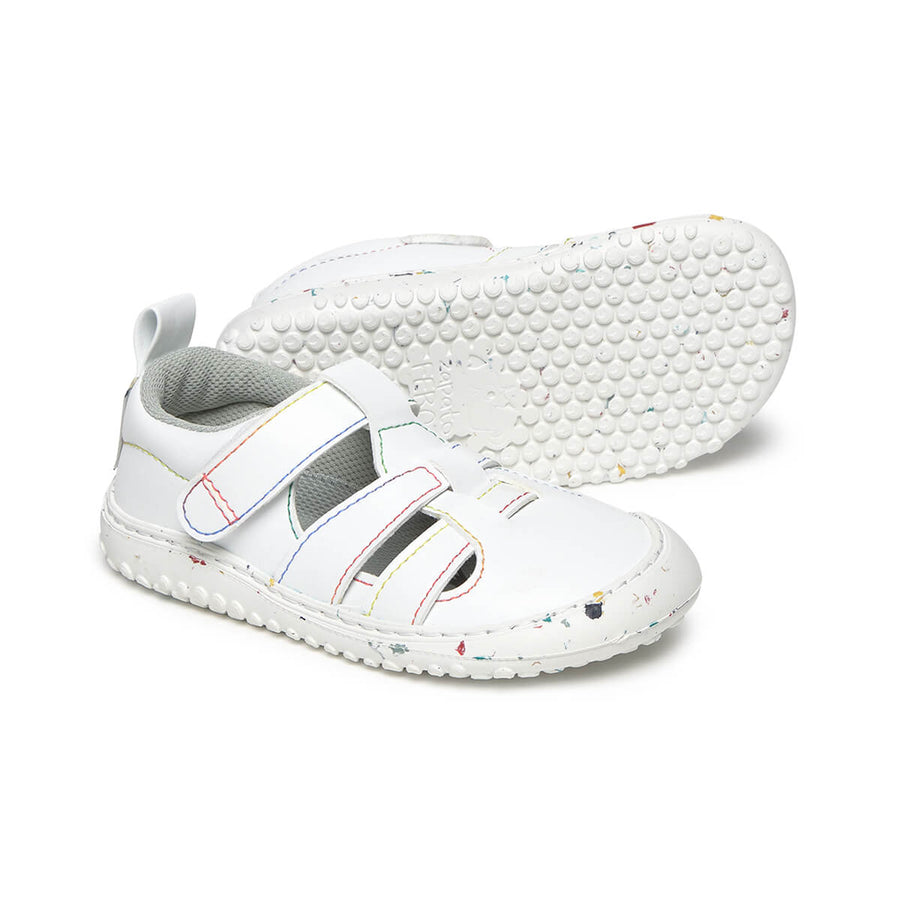 Zapato Feroz Rockers Irta Blanco Multicolor Microfibra