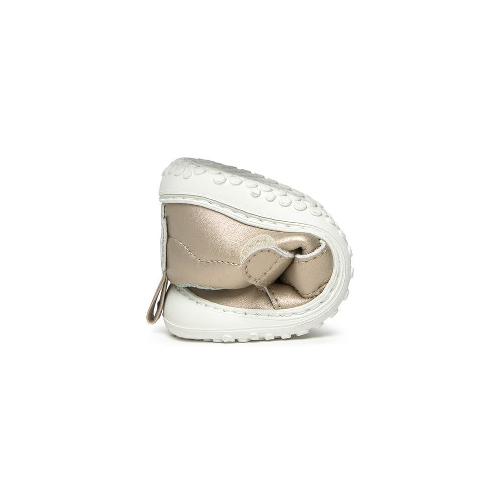 Zapato Feroz Rockers Irta Oro Microfibra