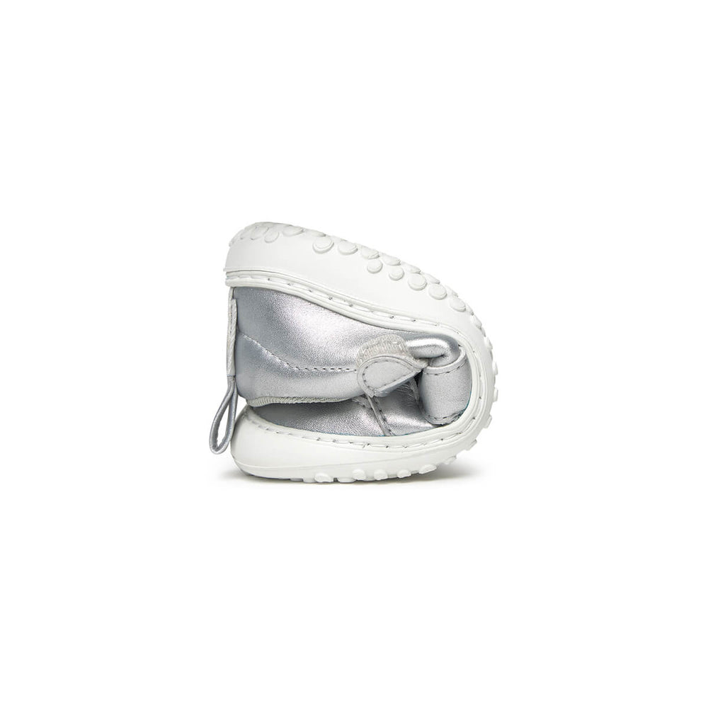 Zapato Feroz Rockers Irta Plata Microfibra