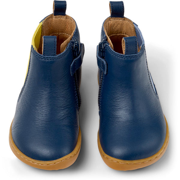 Camper FW Peu Botines Azul Amarillo