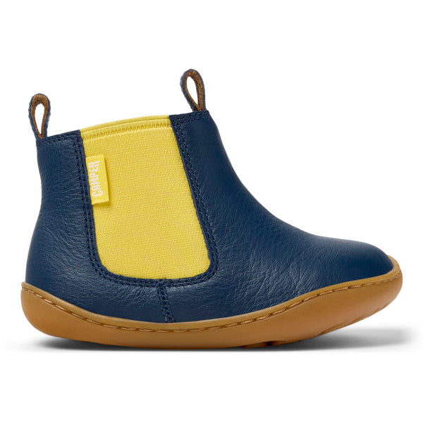 Camper FW Peu Botines Azul Amarillo