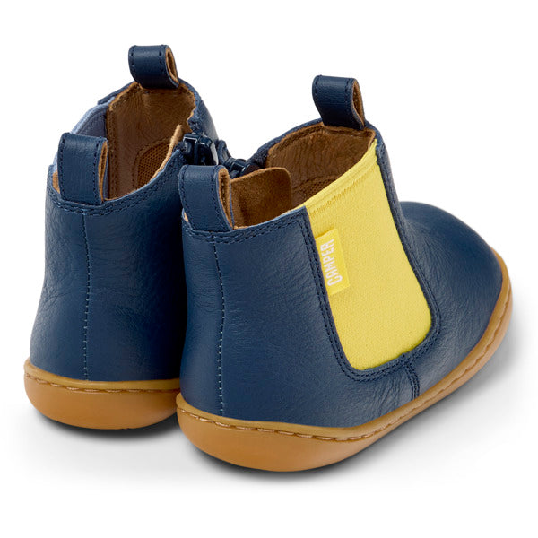 Camper FW Peu Botines Azul Amarillo