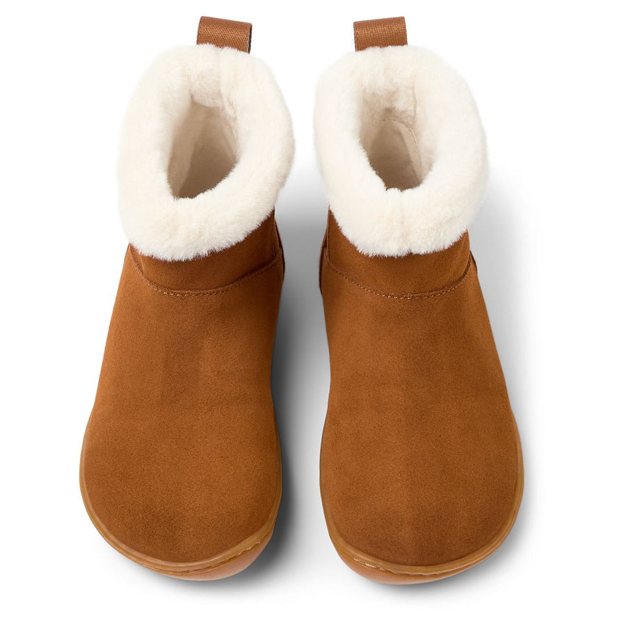 Camper Kids Peu Bottines Fourrées Camel