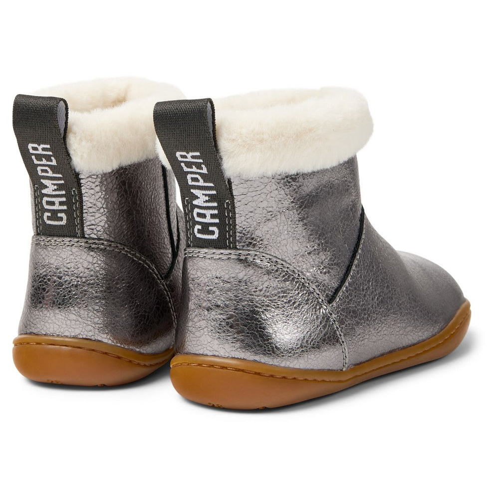 Camper Kids Peu Botas Forro Plata