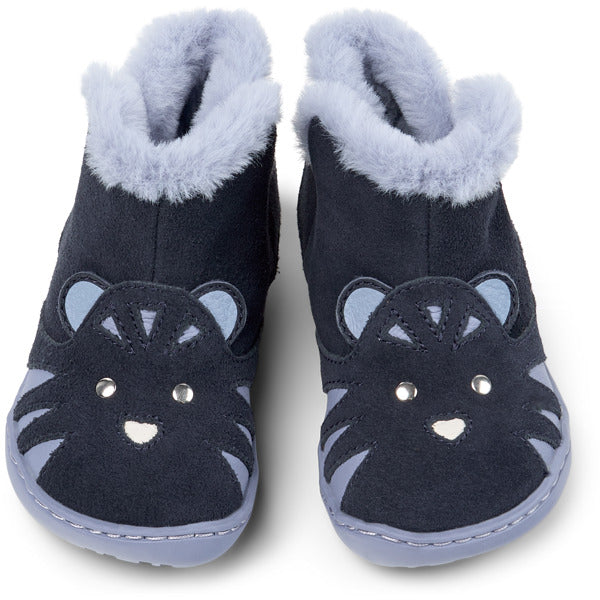 Camper FW Peu Bottines Fourrées Marine Ciel