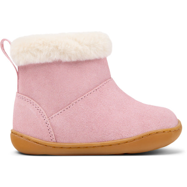 Camper FW Peu Bottines Fourrées Zip Rose