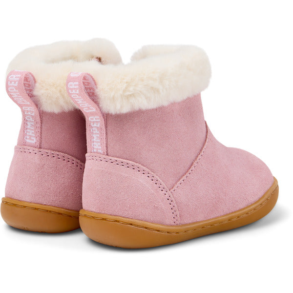 Camper FW Peu Bottines Fourrées Zip Rose