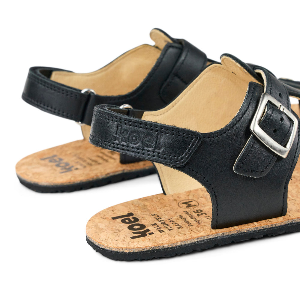 Koel Sandalias Barefoot Ariana Napa Negro