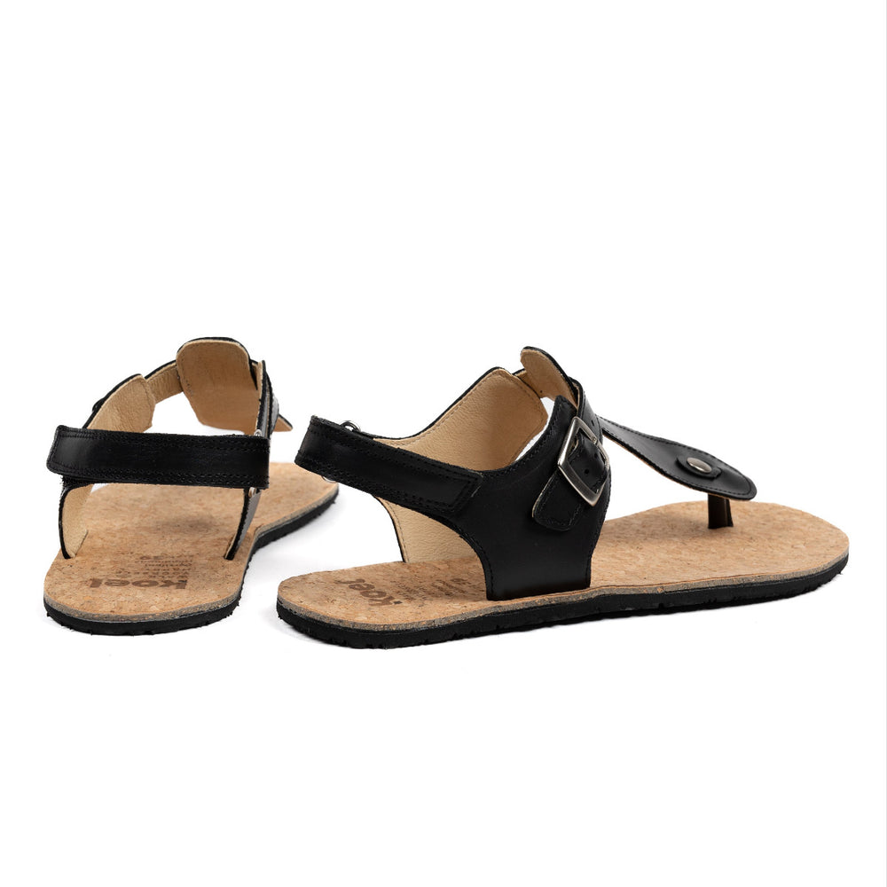 Koel Sandalias Barefoot Ariana Napa Negro