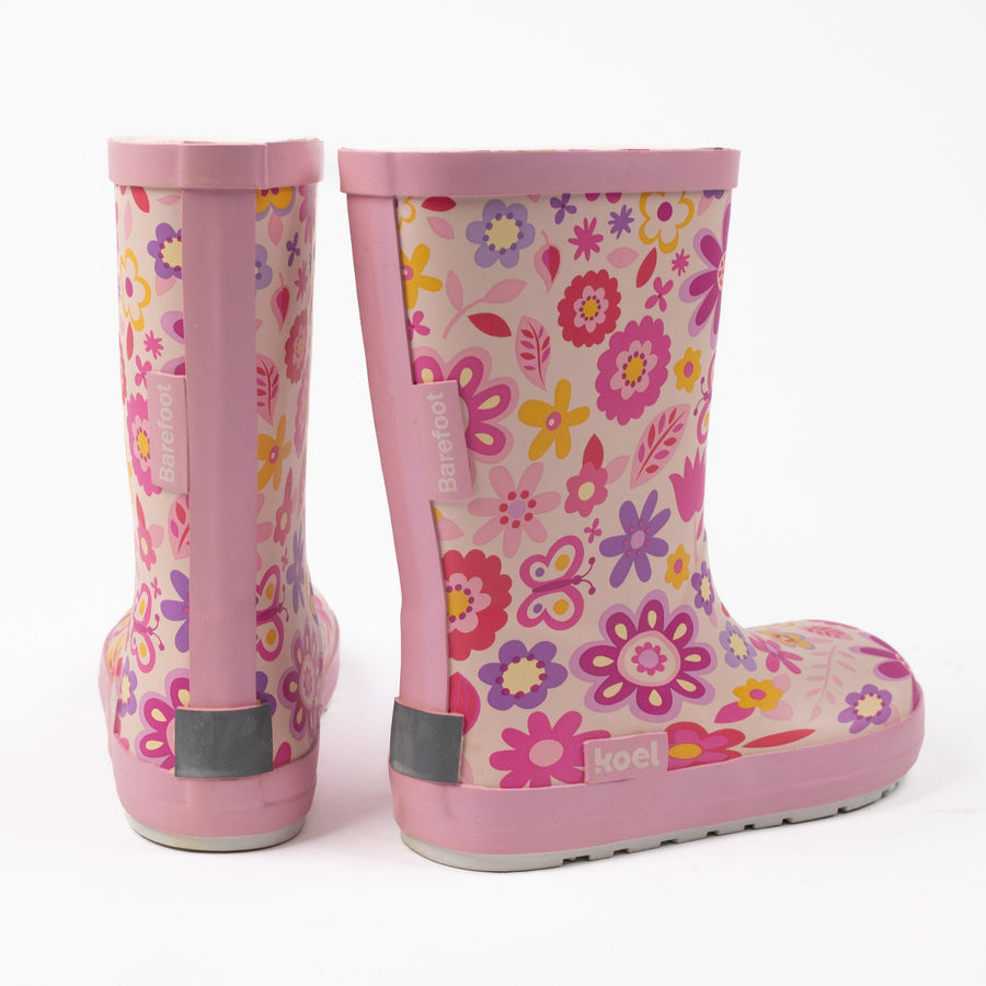 Koel Barefoot Wellie Fuchsia Flowers