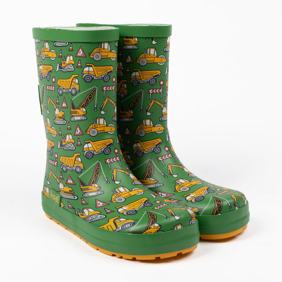 Koel Barefoot Wellie Tractor Green