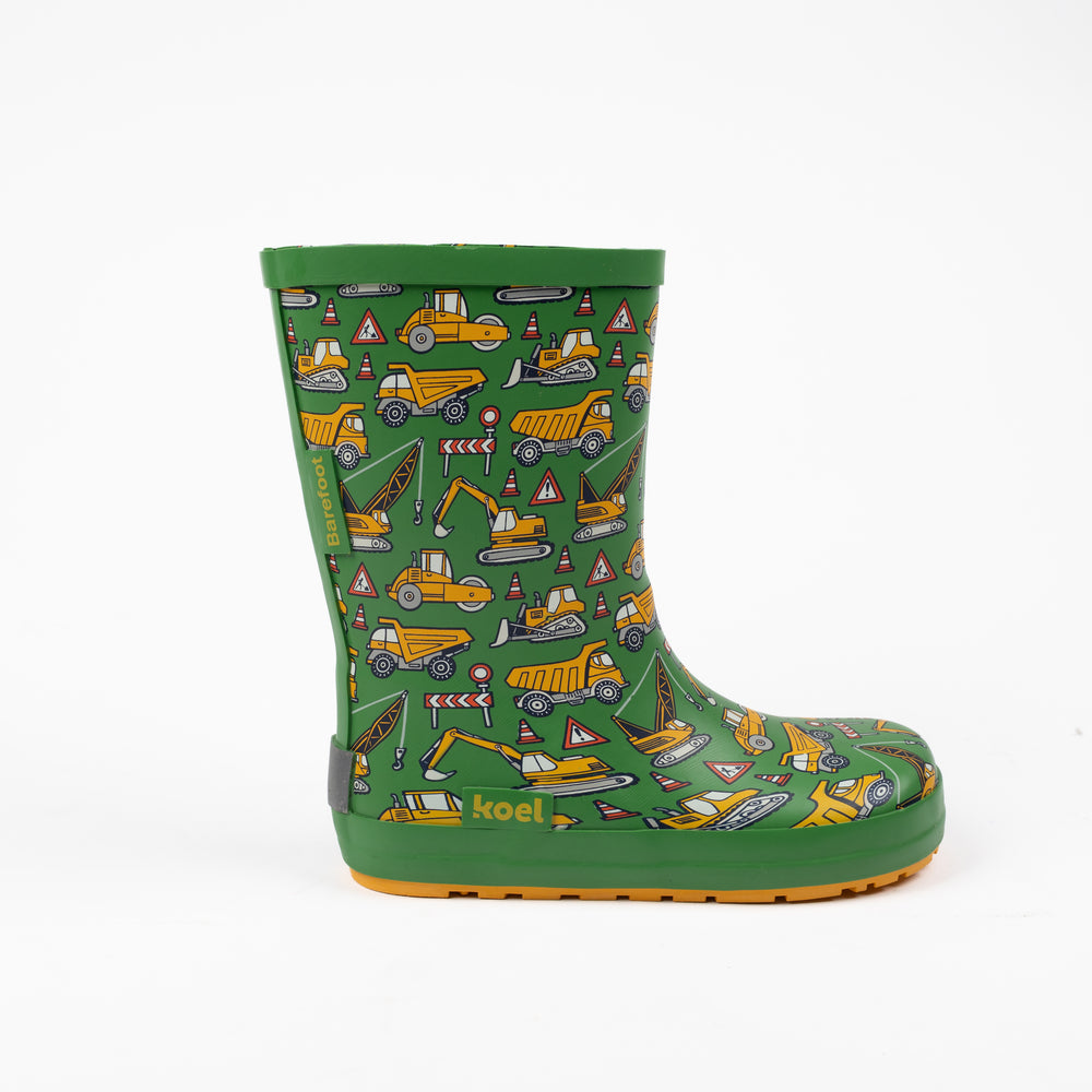 Koel Wellie Barefoot Tractor Green