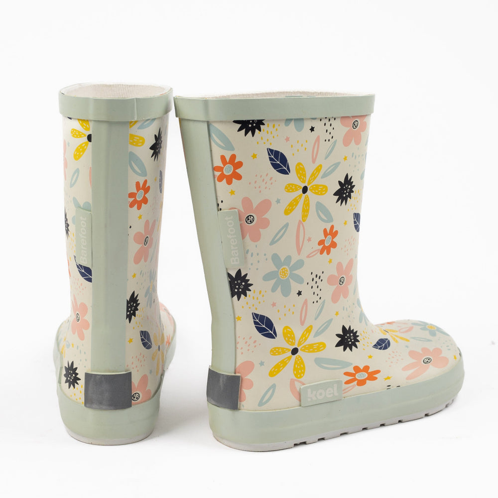 Koel Wellie Barefoot White Flowers
