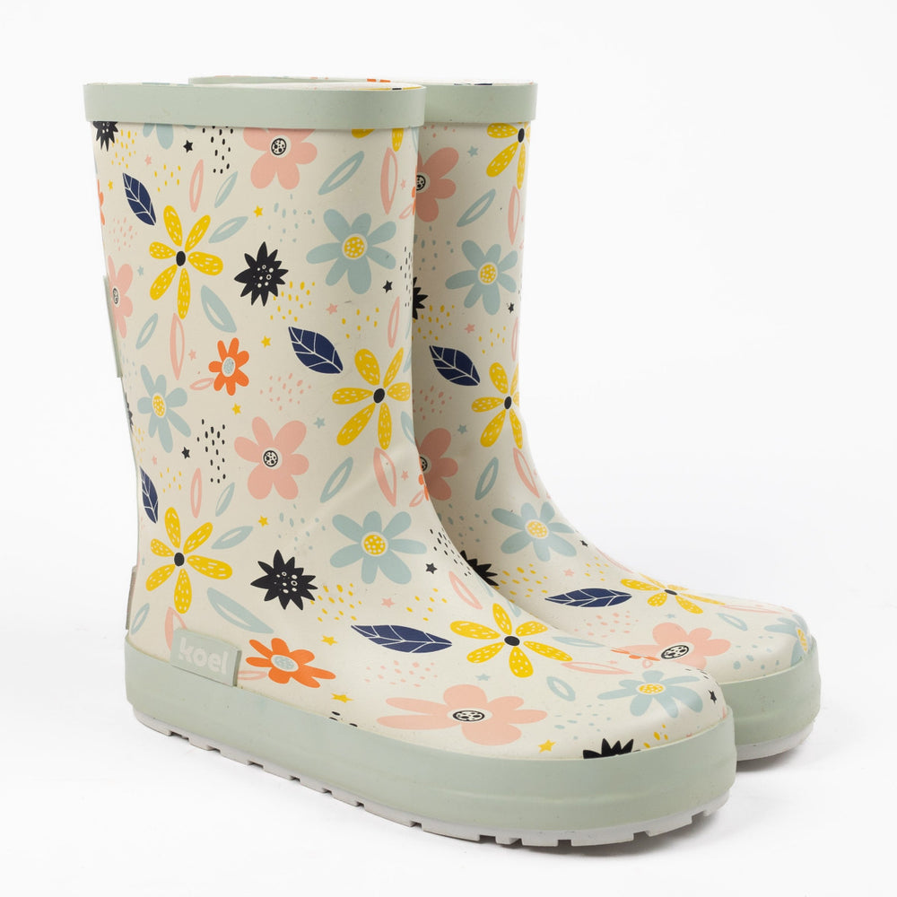 Koel Wellie Barefoot White Flowers