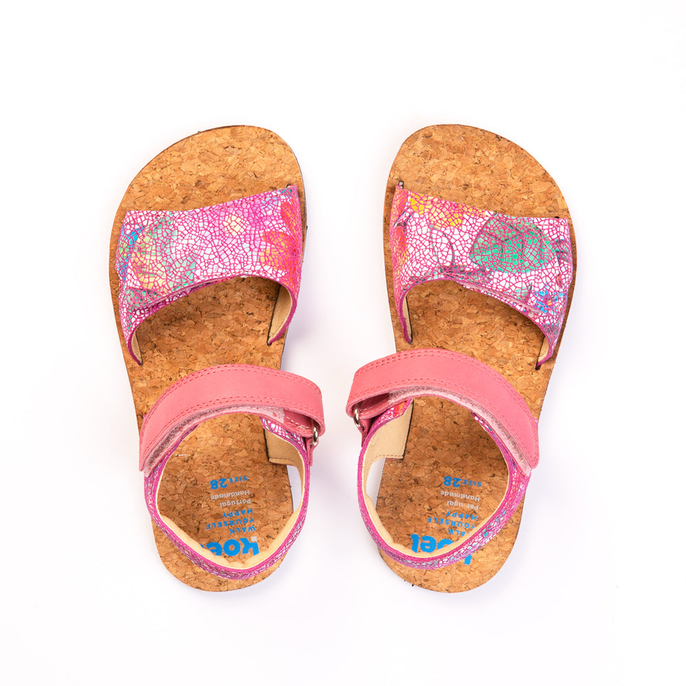 Sandalia Koel Ashley Estampada Fucsia