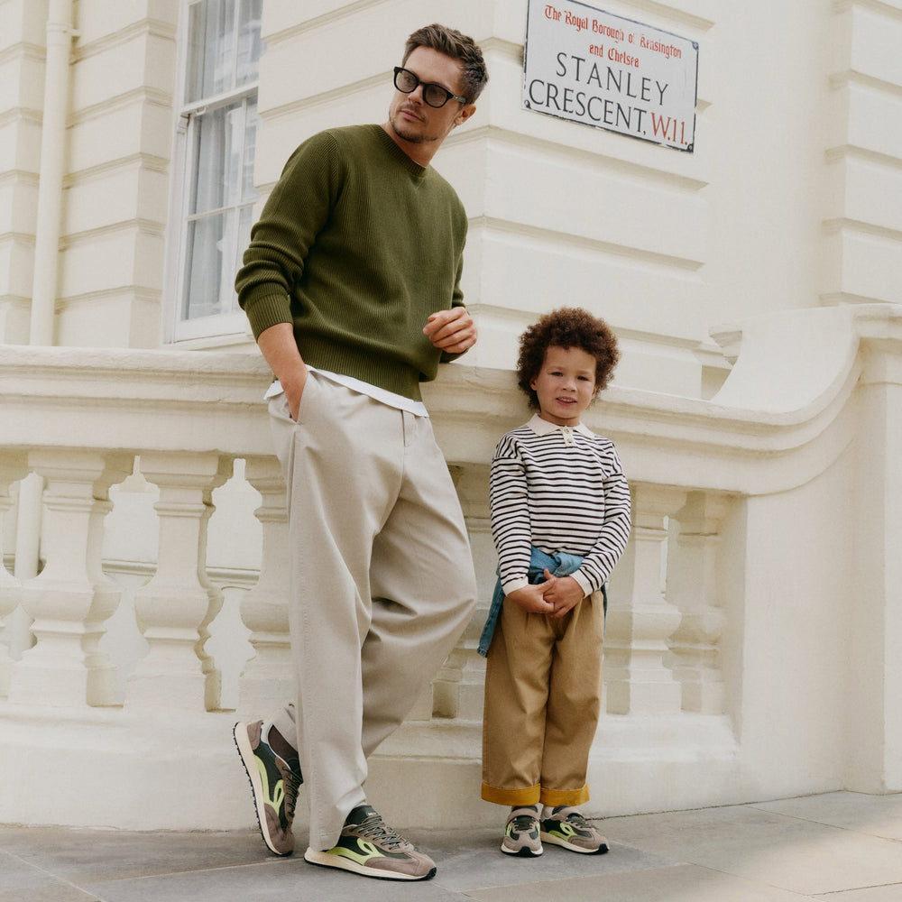 Lejan Melrose Kids Dark Olive Lime