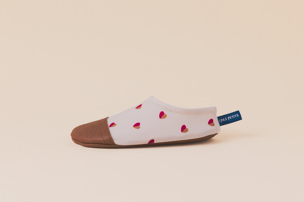 Les Pas Petits Coeurs Bicolores