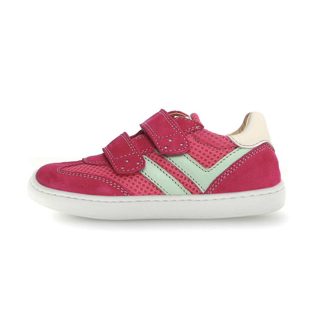 Naturino Kids Kevis II Velcros Suede Fuchsia Milk Mint