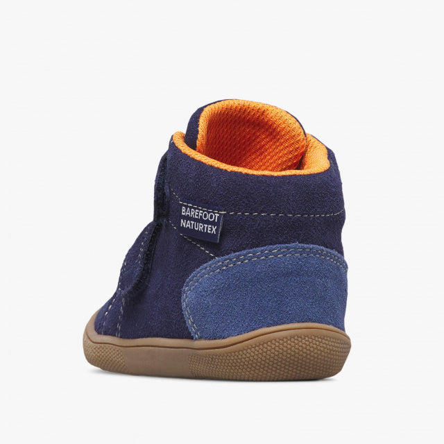 Naturino Barefoot Tex Spinni WP de ante y lana azul marino