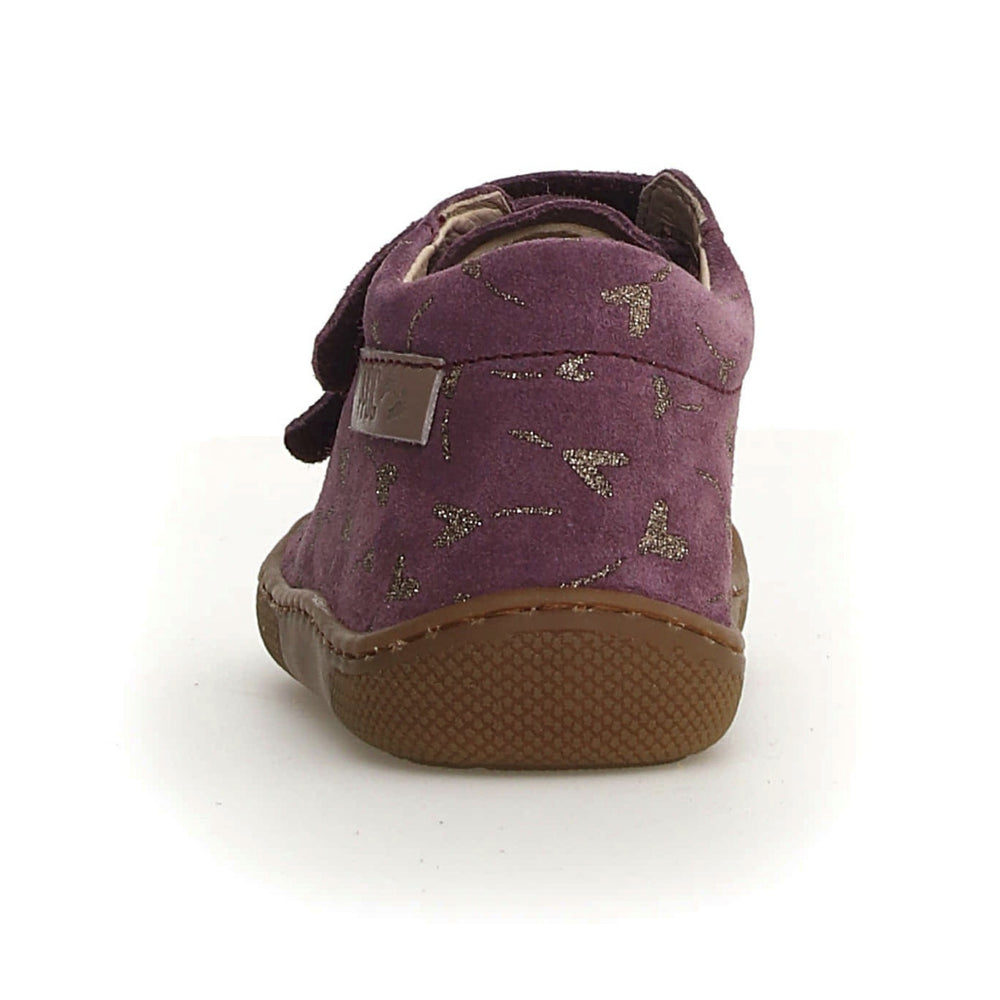 Naturino Barefoot Orec Velcros Serraje Glitter Flower Hearth Magnolia