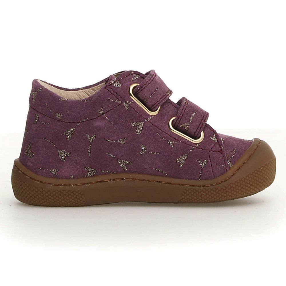 Naturino Barefoot Orec Velcros Serraje Glitter Flower Hearth Magnolia