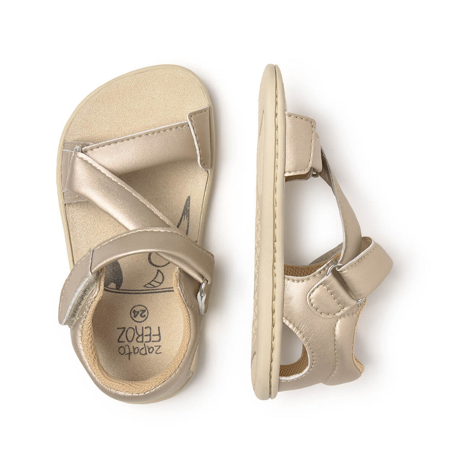 Zapato Feroz Rockers Oliva Oro