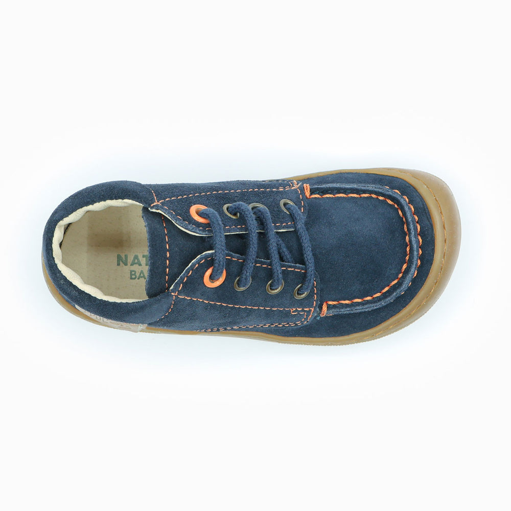 Naturino Barefoot Mocassin Blue Orange
