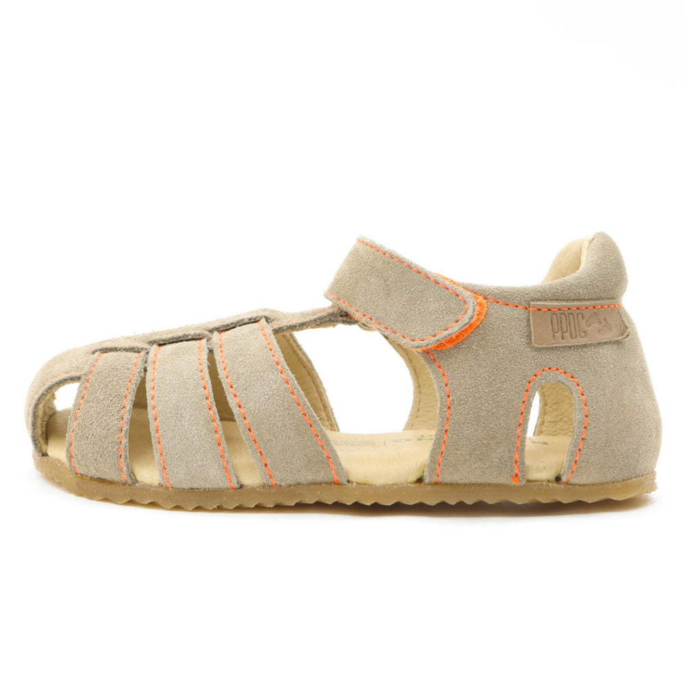 Naturino Barefoot Seerec Taupe Orange Fluo