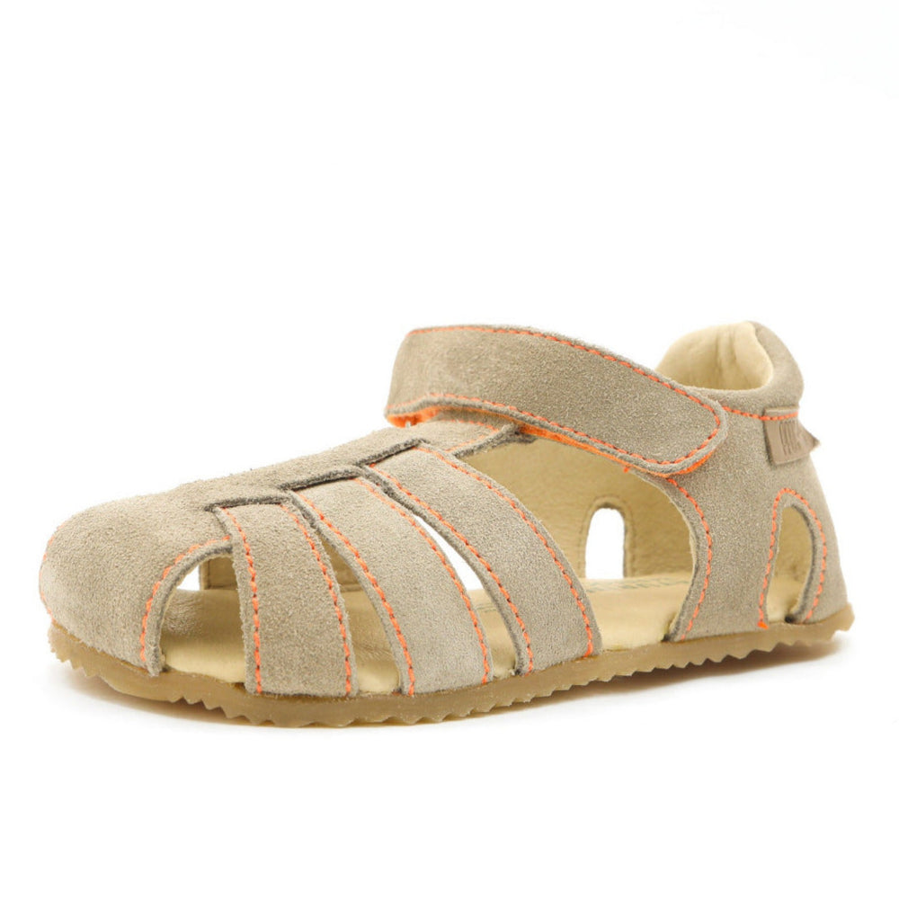Naturino Barefoot Seerec Taupe Orange Fluo