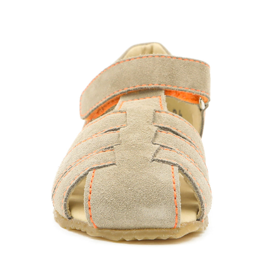 Naturino Barefoot Seerec Taupe Orange Fluo