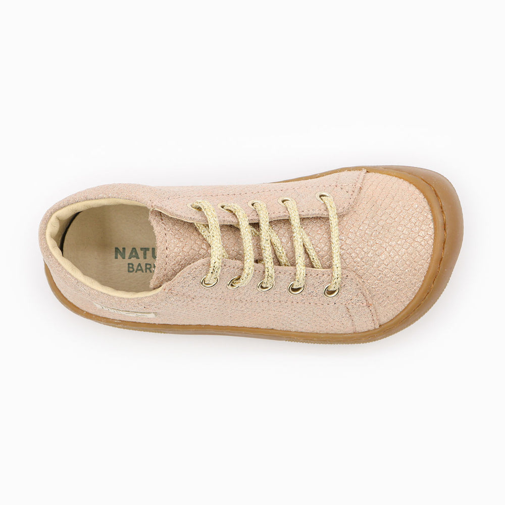 Naturino Barefoot Orec Lacets Lizard Rose