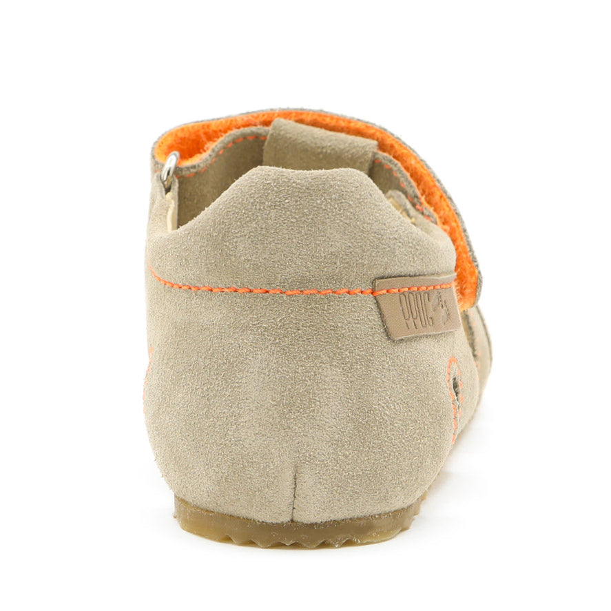 Naturino Barefoot Seerec Taupe Orange Fluo